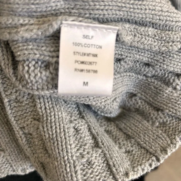 AMABLE CABLE KNIT CROP SWEATER - Picture 5 of 5